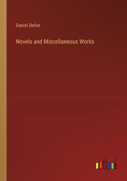 Novels and Miscellaneous Works