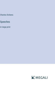 Speeches: in large print