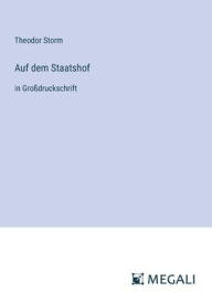 Title: Auf dem Staatshof: in Groï¿½druckschrift, Author: Theodor Storm