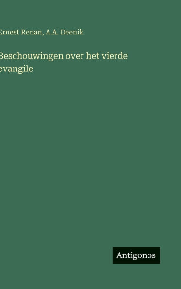 Beschouwingen over het vierde evangile
