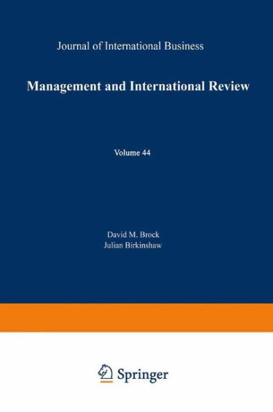 Management and International Review