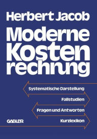 Title: Moderne Kostenrechnung, Author: Herbert Jacob