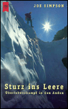 Sturz INS Leere