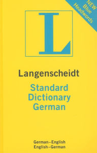 Title: Langenscheidt Standard Dictionary German, Author: Langenscheidt