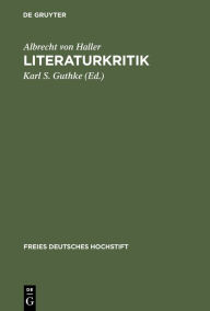 Title: Literaturkritik, Author: Albrecht von Haller