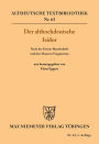 Der althochdeutsche Isidor: Nach der Pariser Handschrift und den Monseer Fragmenten