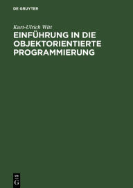 Title: Einführung in die objektorientierte Programmierung, Author: Kurt-Ulrich Witt