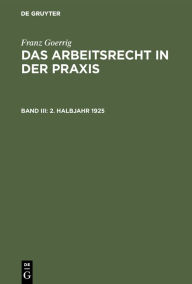 Title: 2. Halbjahr 1925, Author: Franz Goerrig