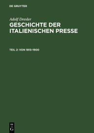 Title: Von 1815-1900, Author: Adolf Dresler