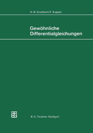 Title: Gewöhnliche Differentialgleichungen, Author: H. W. Knobloch