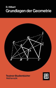 Title: Grundlagen der Geometrie, Author: David Hilbert