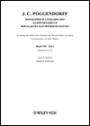 Biographisch-literarisches Handworterbuch der exakten Naturwissenschaften, Band VIII, Teil 2, Doppellieferung 1/2
