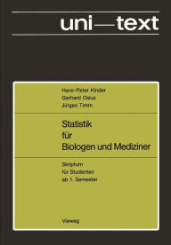 Title: Statistik für Biologen und Mediziner, Author: Hans-Peter Kinder