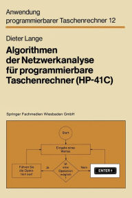 Title: Algorithmen der Netzwerkanalyse für programmierbare Taschenrechner (HP-41C), Author: Dieter Lange