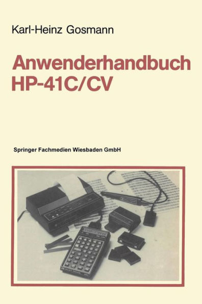 Anwenderhandbuch HP-41 C/CV