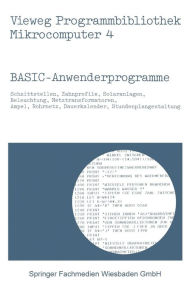 Title: BASIC-Anwenderprogramme, Author: Peter Frahm
