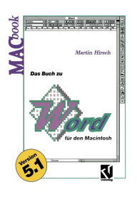 Title: Das Buch zu Word für den Macintosh, Author: Martin Hirsch