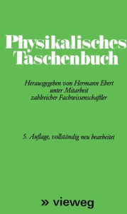 Title: Physikalisches Taschenbuch, Author: Hermann Ebert