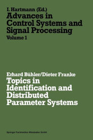 Title: Topics in Identification and Distributed Parameter Systems, Author: Erhard Bühler