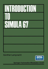 Title: Introduction to SIMULA 67, Author: Lamprecht Günther