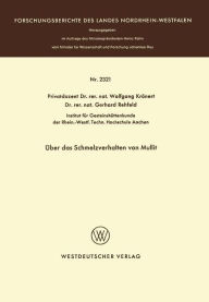 Title: Über das Schmelzverhalten von Mullit, Author: Wolfgang Krönert