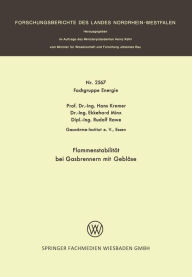 Title: Flammenstabilität bei Gasbrennern mit Gebläse, Author: Hans Kremer