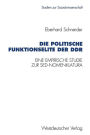 Die politische Funktionselite der DDR: Eine empirische Studie zur SED-Nomenklatura