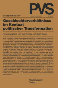Title: Geschlechterverhältnisse im Kontext politischer Transformation, Author: Eva Kreisky
