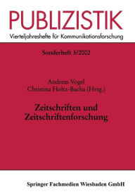 Title: Zeitschriften und Zeitschriftenforschung, Author: Andreas Vogel
