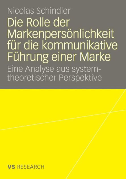 Die Rolle der Markenpersï¿½nlichkeit fï¿½r die kommunikative Fï¿½hrung ...