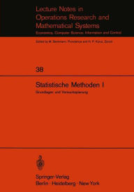 Title: Statistische Methoden I: Grundlagen und Versuchsplanung, Author: E. Walter