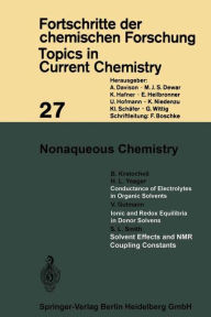 Title: Nonaqueous Chemistry, Author: Kendall N. Houk