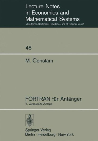 FORTRAN fï¿½r Anfï¿½nger