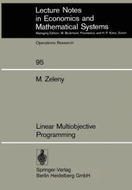 Title: Linear Multiobjective Programming, Author: M. Zeleny