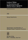 Specification and Estimation of Multiple-Output Production Functions