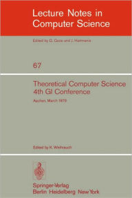 Title: Theoretical Computer Science: 4th GI Conference Aachen, March 26-28, 1979, Author: K. Weihrauch
