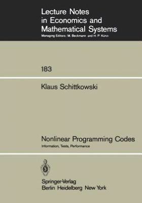 Nonlinear Programming Codes: Information, Tests, Performance