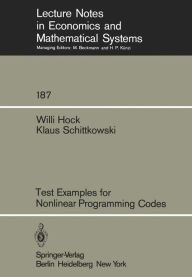 Title: Test Examples for Nonlinear Programming Codes, Author: W. Hock