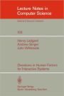Directions in Human Factors for Interactive Systems