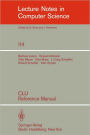 CLU: Reference Manual