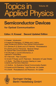 Title: Semiconductor Devices for Optical Communication, Author: H. Kressel