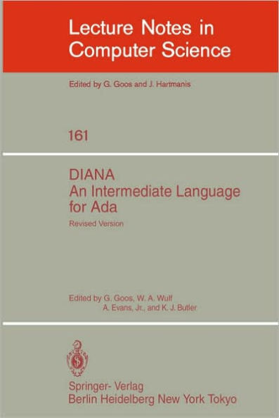 DIANA. An Intermediate Language for Ada: Revised Version