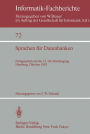 Sprachen fï¿½r Datenbanken: Fachgesprï¿½ch auf der 13. GI-Jahrestagung Hamburg, 3. - 7. Oktober, 1983
