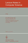 EUROSAM 84: International Symposium on Symbolic and Algebraic Computation, Cambridge, England, July 9-11, 1984