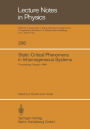 Static Critical Phenomena in Inhomogeneous Systems: Proceedings of the XX Karpacz Winter School of Theoretical Physics, February 20-March 3, 1984, Karpacz, Poland
