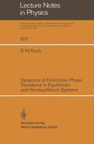 Dynamics of First-Order Phase Transitions in Equilibrium and Nonequilibrium Systems
