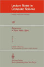 Advances in Petri Nets 1984
