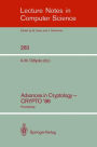 Advances in Cryptology - CRYPTO '86: Proceedings