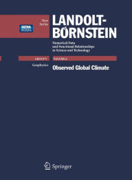 Title: Observed Global Climate / Edition 1, Author: Michael Hantel