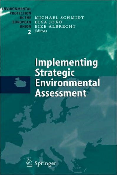 Implementing Strategic Environmental Assessment / Edition 1